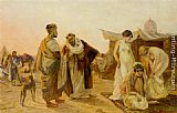 Otto Pilny The Slave Market painting